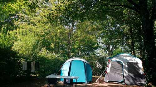 Campsite pitches in Dordogne